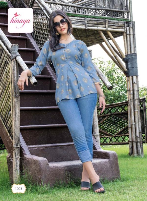 Hinaya Nora 2 Western Wear Rayon Top Collection